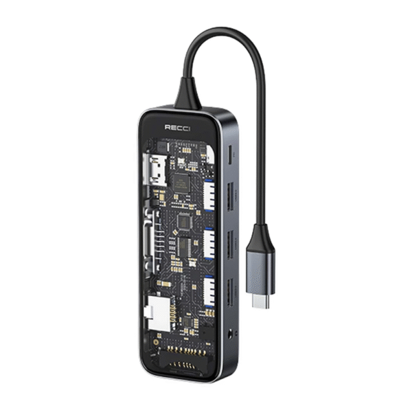 هاب USB-C رسی 10 پورت مدل RH22