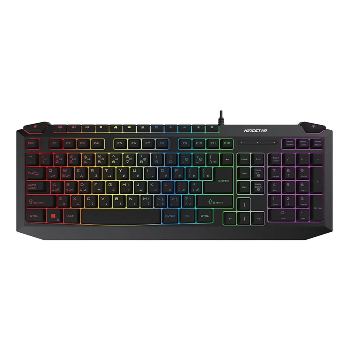 کیبورد کینگ استار مدل KB165G مخصوص بازی 3 کیبورد کینگ استار مدل KB165G مخصوص بازی