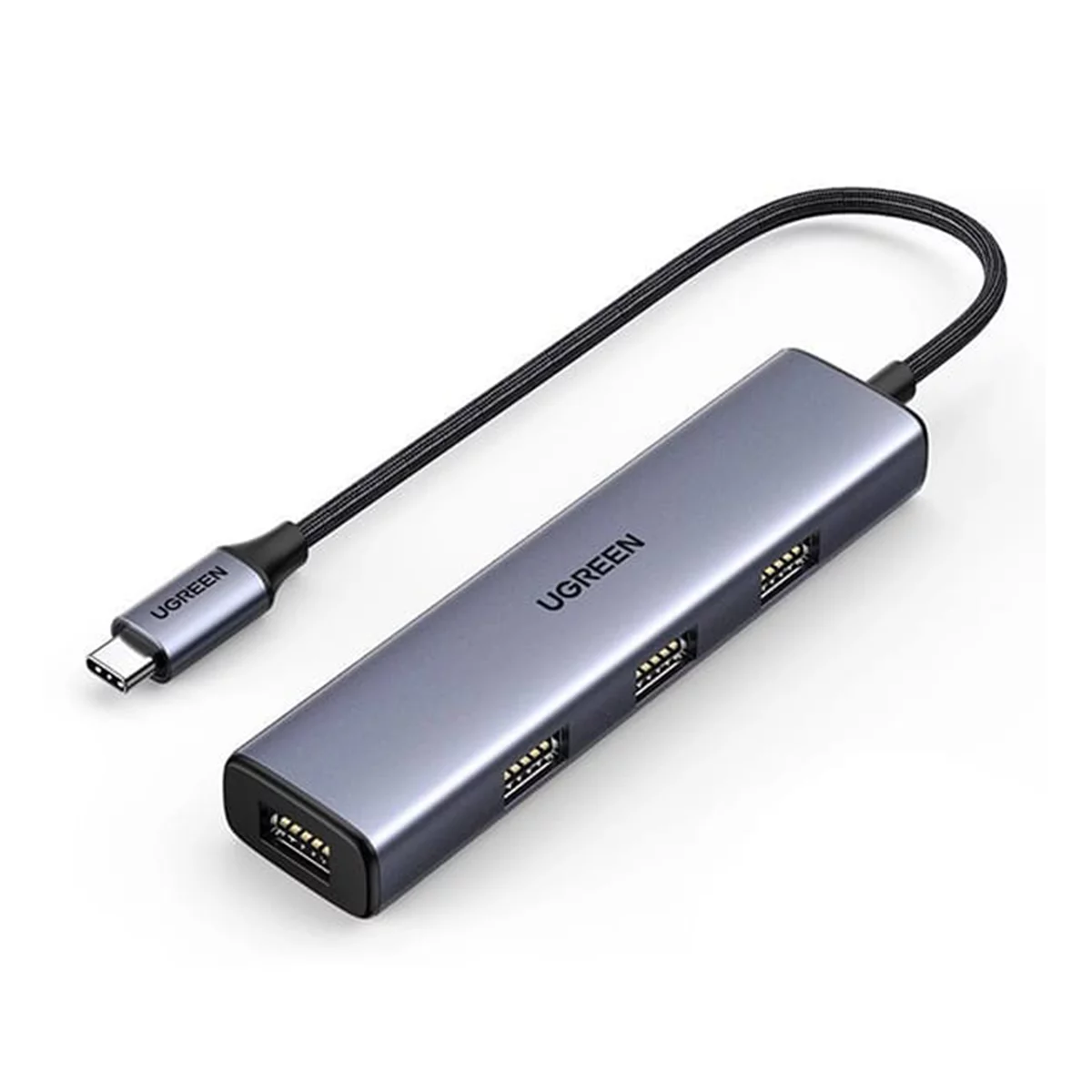 هاب USB-C یوگرین 4 پورت مدل CM473 15395 3 هاب USB-C یوگرین 4 پورت مدل CM473 15395