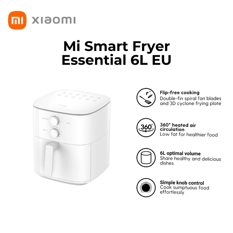 سرخ کن بدون روغن شیائومی مدل MAF13 Essential 6L 4 سرخ کن بدون روغن شیائومی مدل MAF13 Essential 6L