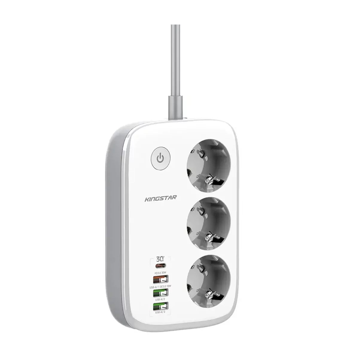 چند راهی برق کینگ استار مدل KPS5170PD 3 چند راهی برق کینگ استار مدل KPS5170PD