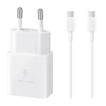 شارژر دیواری سامسونگ 25 وات مدل EP-TA800 دو پین به همراه کابل دو سر تایپ سی 12 color image TLP 68905 ffffff 61eef85d fb60 4cb9 9b66 915a4df051a9 1