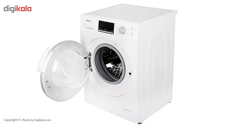 ماشین لباسشویی هایسنس 8 کیلویی مدل WFH8012D 5 ماشین لباسشویی هایسنس 8 کیلویی مدل WFH8012D