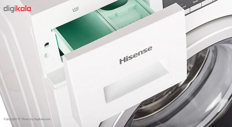 ماشین لباسشویی هایسنس 8 کیلویی مدل WFH8012D 6 ماشین لباسشویی هایسنس 8 کیلویی مدل WFH8012D
