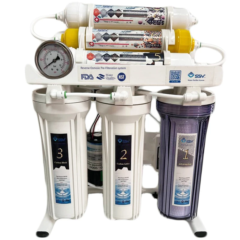 دستگاه تصفیه کننده آب اس اس وی مدل UltraPro C X1000 به همراه فیلتر 7 دستگاه تصفیه کننده آب اس اس وی مدل UltraPro C X1000 به همراه فیلتر