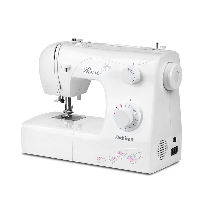 چرخ خیاطی کاچیران مدل رز 211 پلاس 5 چرخ خیاطی کاچیران مدل رز 211 پلاس