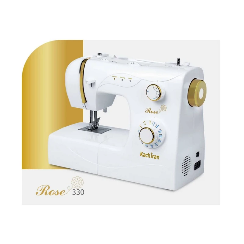 چرخ خیاطی کاچیران مدل رز 330 طلایی 5 چرخ خیاطی کاچیران مدل رز 330 طلایی