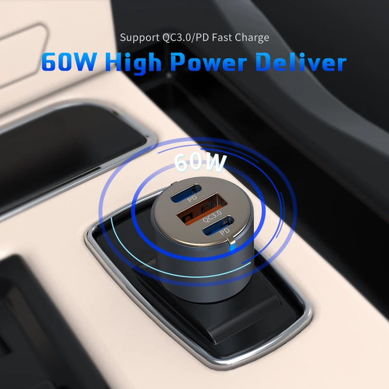 شارژر فندکی پرووان مدل PCG20 توان 60 وات 4 شارژر فندکی پرووان مدل PCG20 توان 60 وات