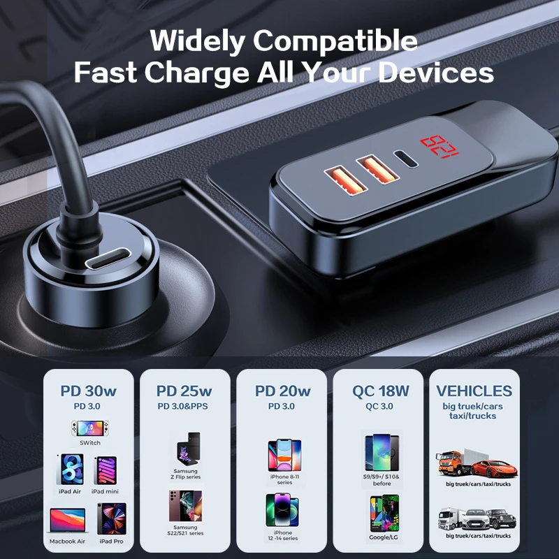 شارژر فندکی هیسکا مدل HCC-327 توان 120 وات 5 شارژر فندکی هیسکا مدل HCC-327 توان 120 وات