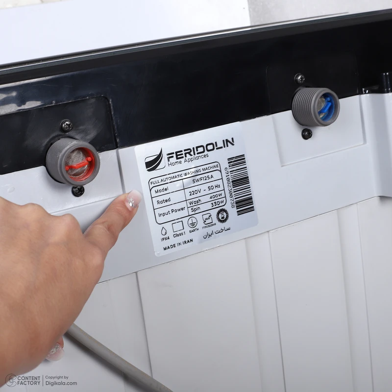ماشین لباسشویی فریدولین 12 کیلویی مدل SWF125A 7 ماشین لباسشویی فریدولین 12 کیلویی مدل SWF125A