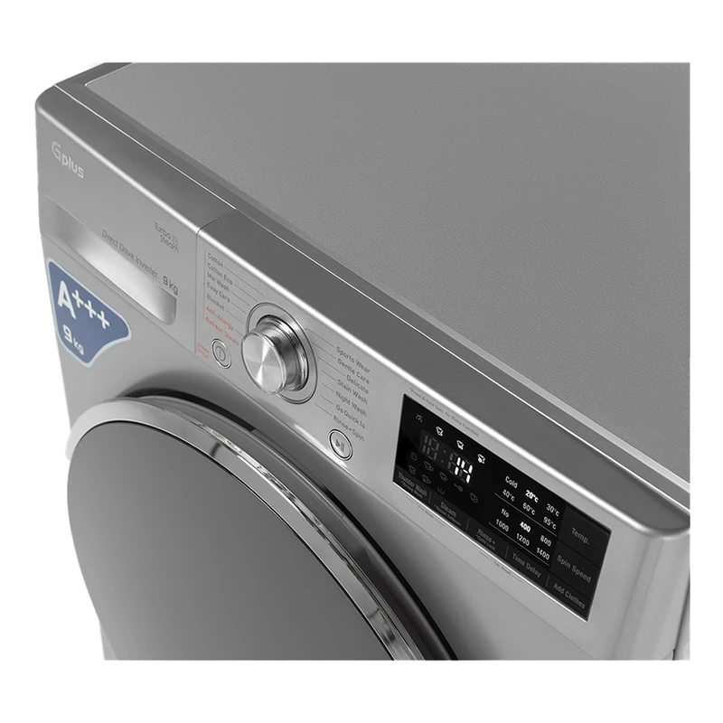 ماشین لباسشویی جی پلاس 9 کیلویی مدل GWM-M990S-IND 6 ماشین لباسشویی جی پلاس 9 کیلویی مدل GWM-M990S-IND