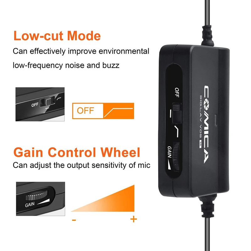 میکروفون یقه ای کامیکا مدل SIG.LAV V05 7 میکروفون یقه ای کامیکا مدل SIG.LAV V05