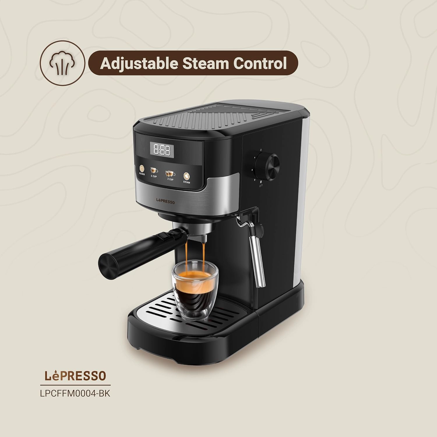 اسپرسو ساز لپرسو مدل LPCFFM0004-BK 5 اسپرسو ساز لپرسو مدل LPCFFM0004-BK