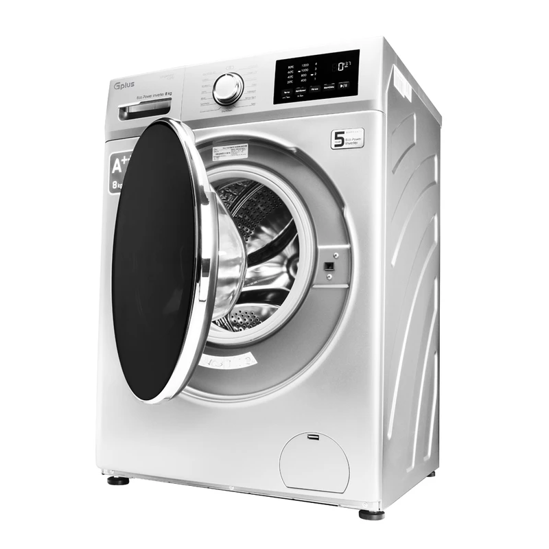 ماشین لباسشویی جی پلاس 8 کیلویی مدل GWM-P8220W 4 ماشین لباسشویی جی پلاس 8 کیلویی مدل GWM-P8220W