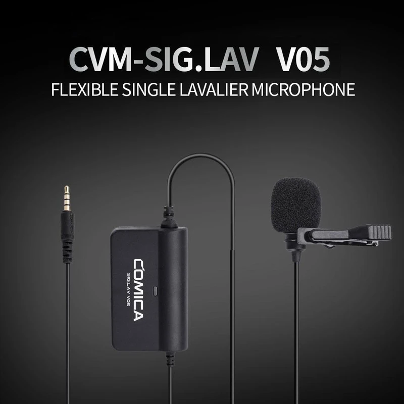 میکروفون یقه ای کامیکا مدل SIG.LAV V05 11 میکروفون یقه ای کامیکا مدل SIG.LAV V05