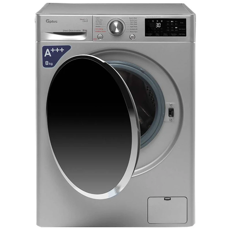 ماشین لباسشویی جی پلاس 8 کیلویی مدل GWM-R87S 4 ماشین لباسشویی جی پلاس 8 کیلویی مدل GWM-R87S