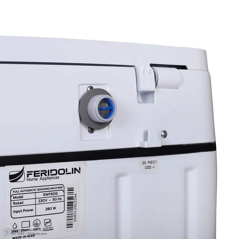 ماشین لباسشویی فریدولین 6 کیلویی مدل SWF60G 6 ماشین لباسشویی فریدولین 6 کیلویی مدل SWF60G