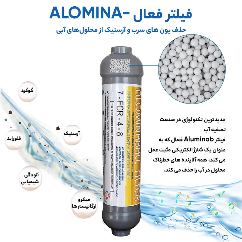 دستگاه تصفیه کننده آب آکوآ اسپرینگ مدل RO-SF5800 7 دستگاه تصفیه کننده آب آکوآ اسپرینگ مدل RO-SF5800