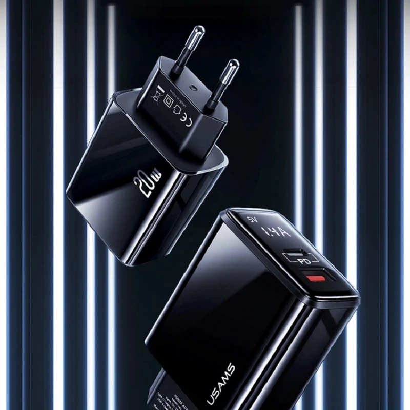 شارژر دیواری یوسمز مدل US-CC133 توان 20 وات 4 شارژر دیواری یوسمز مدل US-CC133 توان 20 وات