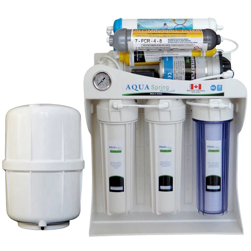 دستگاه تصفیه آب آکوآ اسپرینگ مدل NF-SF4200 به همراه فیلتر تصفیه آب مجموعه 4 عددی 4 دستگاه تصفیه آب آکوآ اسپرینگ مدل NF-SF4200 به همراه فیلتر تصفیه آب مجموعه 4 عددی