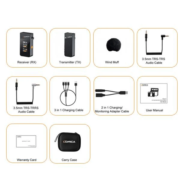 میکروفون یقه ای کامیکا مدل Vimo C1 11 میکروفون یقه ای کامیکا مدل Vimo C1