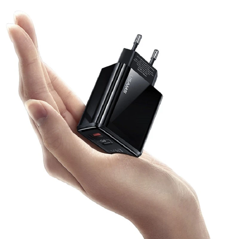 شارژر دیواری یوسمز مدل US-CC133 توان 20 وات 6 شارژر دیواری یوسمز مدل US-CC133 توان 20 وات