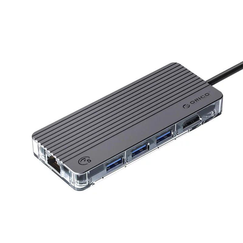 هاب 8 پورت USB-C اوریکو مدل WB-8P-V1 3 هاب 8 پورت USB-C اوریکو مدل WB-8P-V1