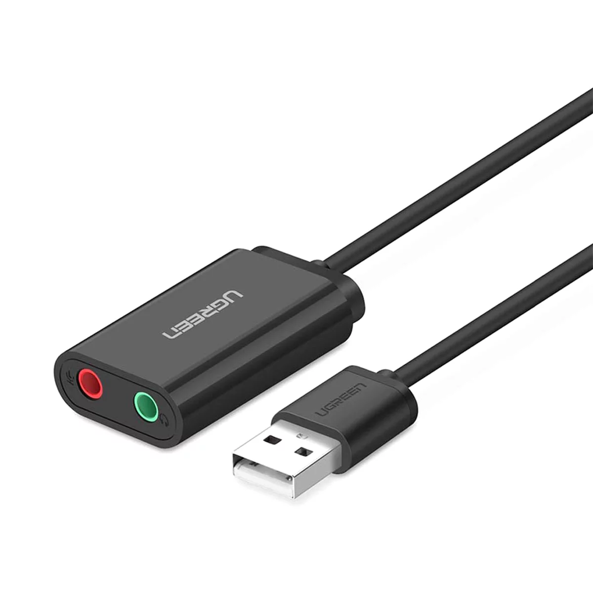 کابل تبدیل USB به جک 3.5 میلی متری صدا یوگرین US205 مدل 30724 3 کابل تبدیل USB به جک 3.5 میلی متری صدا یوگرین US205 مدل 30724