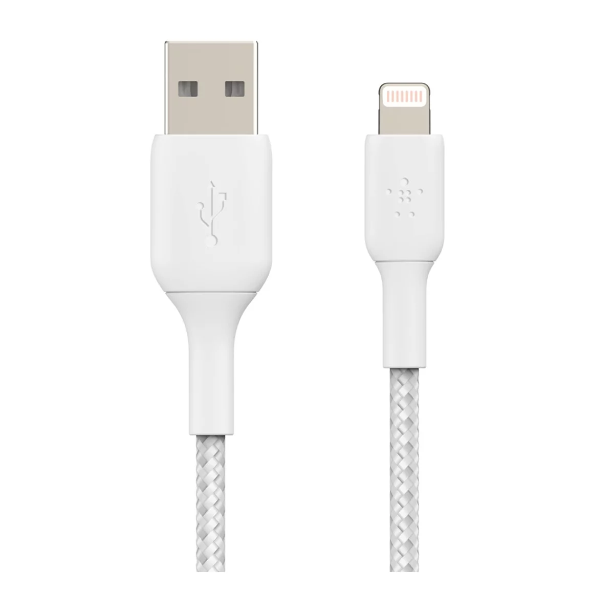کابل USB-A به لایتنینگ بلکین مدل CAA002bt2MWH طول 2 متر 3 کابل USB-A به لایتنینگ بلکین مدل CAA002bt2MWH طول 2 متر