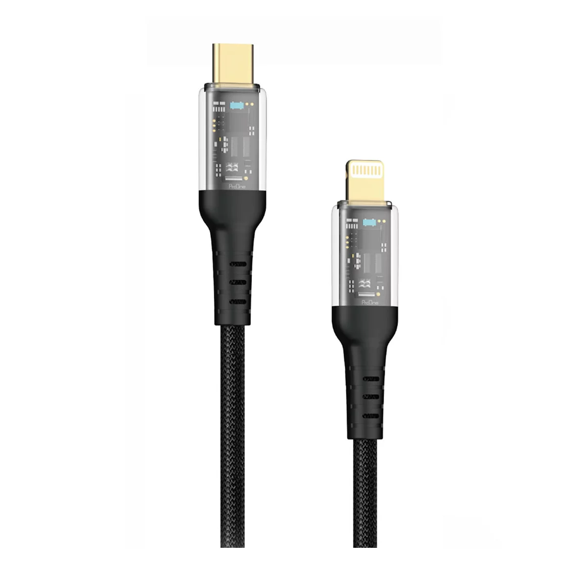 کابل تایپ سی به لایتنینگ پرووان مدل PCC114 طول 1 متر 3 کابل تایپ سی به لایتنینگ پرووان مدل PCC114 طول 1 متر