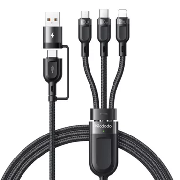 کابل فست شارژ چندکاره 3 به 2 مک دودو مدل CA-8800 3 کابل فست شارژ چندکاره 3 به 2 مک دودو مدل CA-8800