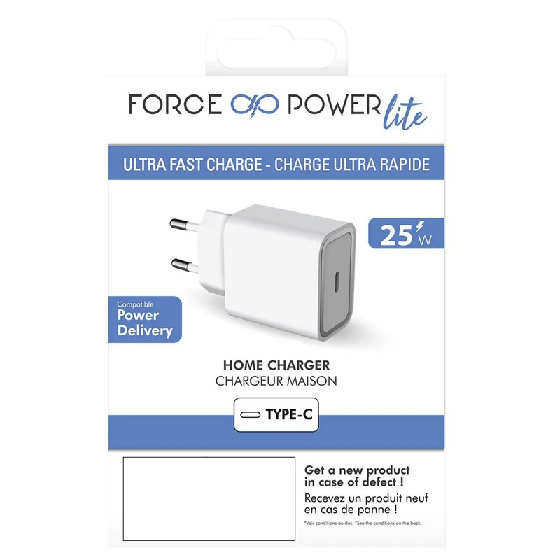 شارژر دیواری فورس مدل FPLICS1C30WPDW توان 30 وات 6 شارژر دیواری فورس مدل FPLICS1C30WPDW توان 30 وات