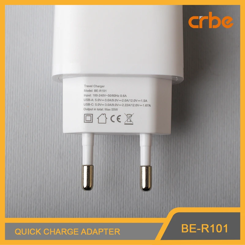 شارژر دیواری کربی مدل BE-R101 توان 55 وات 6 شارژر دیواری کربی مدل BE-R101 توان 55 وات