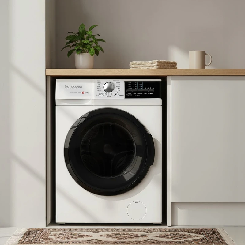 ماشین لباسشویی پاکشوما 8 کیلویی مدل i8 6 ماشین لباسشویی پاکشوما 8 کیلویی مدل i8