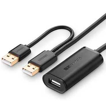 کابل تبدیل USB نری به مادگی یوگرین US137 مدل 20213 طول 5 متر 3 کابل تبدیل USB نری به مادگی یوگرین US137 مدل 20213 طول 5 متر