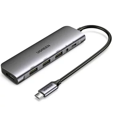 هاب USB-C یوگرین 6 پورت CM136 مدل 80132 3 هاب USB-C یوگرین 6 پورت CM136 مدل 80132
