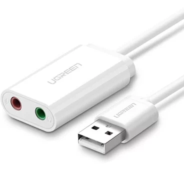 کابل تبدیل USB به جک 3.5 میلی متری صدا یوگرین US205 مدل 30143 3 کابل تبدیل USB به جک 3.5 میلی متری صدا یوگرین US205 مدل 30143