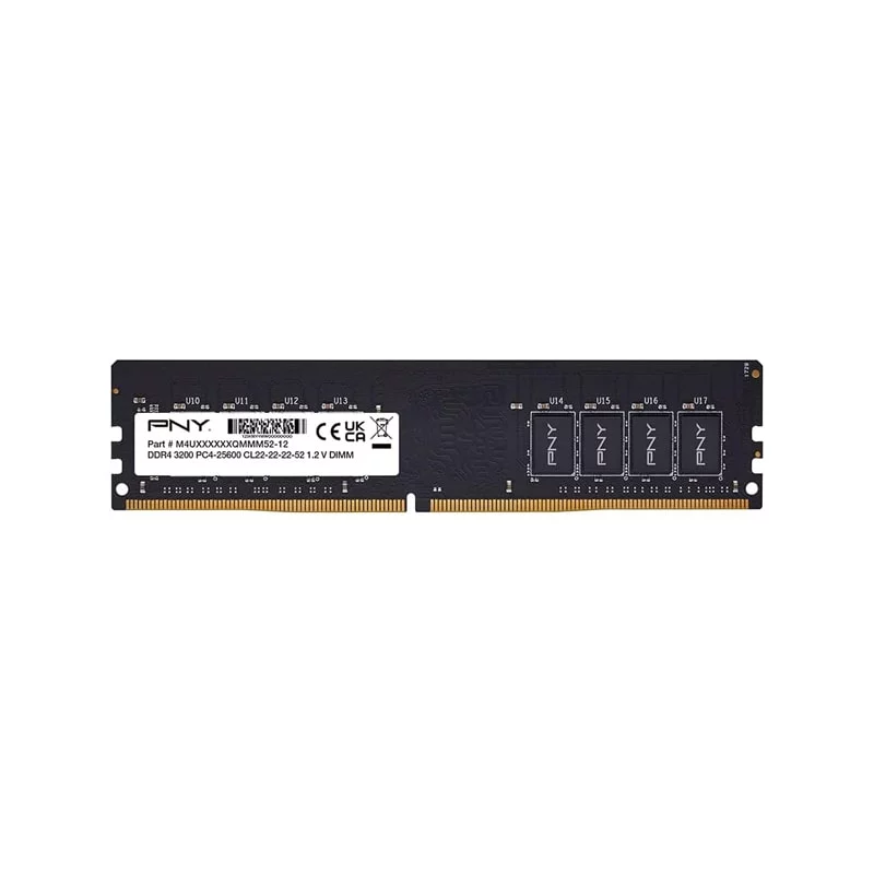 رم دسکتاپ DDR4 تک کاناله 3200 مگاهرتز CL22 پی ان وای مدل Performance ظرفیت 16 گیگابایت 3 رم دسکتاپ DDR4 تک کاناله 3200 مگاهرتز CL22 پی ان وای مدل Performance ظرفیت 16 گیگابایت