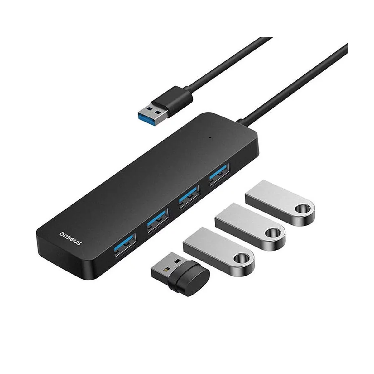 هاب USB باسئوس 4 پورت مدل BS-OH080 3 هاب USB باسئوس 4 پورت مدل BS-OH080