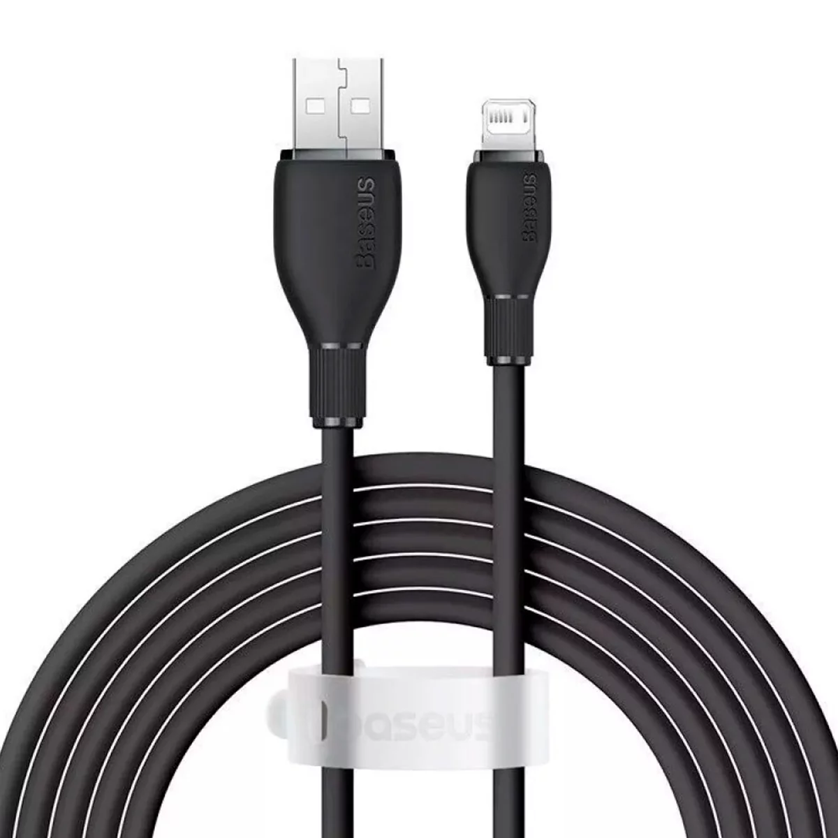 کابل لایتنینگ باسئوس Pudding Series مدل P10355700111 طول 1.2 متر 3 کابل لایتنینگ باسئوس Pudding Series مدل P10355700111 طول 1.2 متر