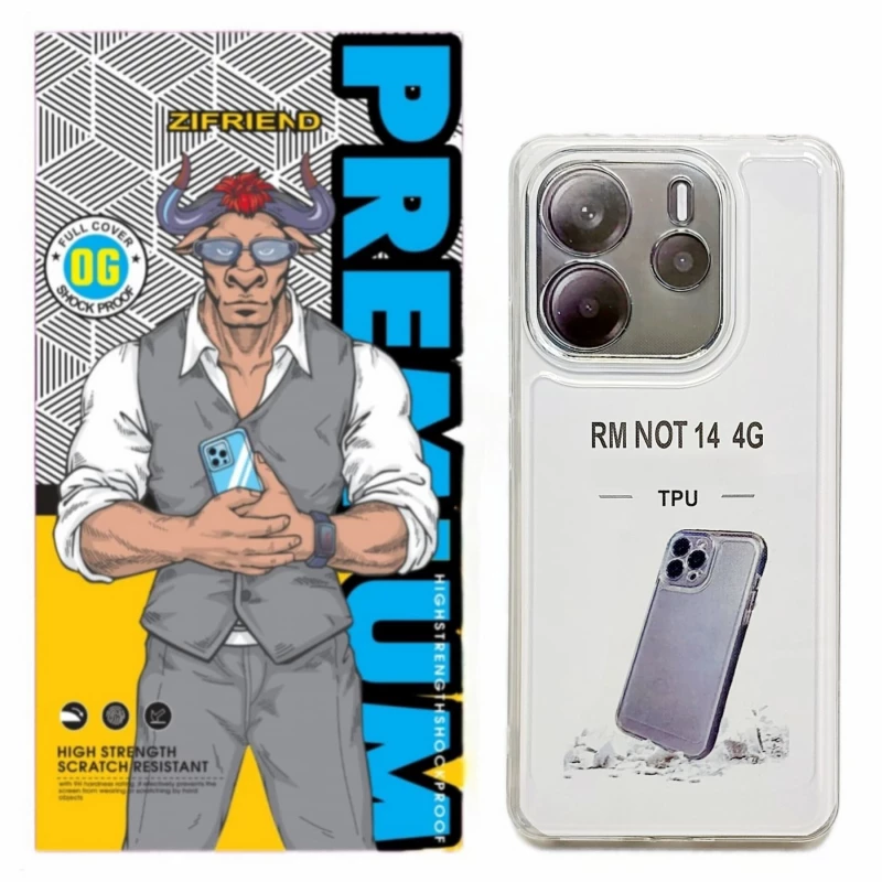 کاور گوشی شیائومی Redmi Note 14 4G زیفرند مدل ژله ای محافظ لنز دار 3 کاور گوشی شیائومی Redmi Note 14 4G زیفرند مدل ژله ای محافظ لنز دار