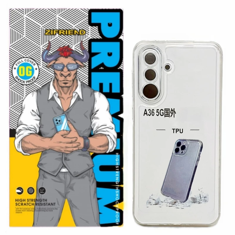 کاور گوشی سامسونگ Galaxy A36 5G زیفرند مدل ژله ای محافظ لنز دار 3 کاور گوشی سامسونگ Galaxy A36 5G زیفرند مدل ژله ای محافظ لنز دار