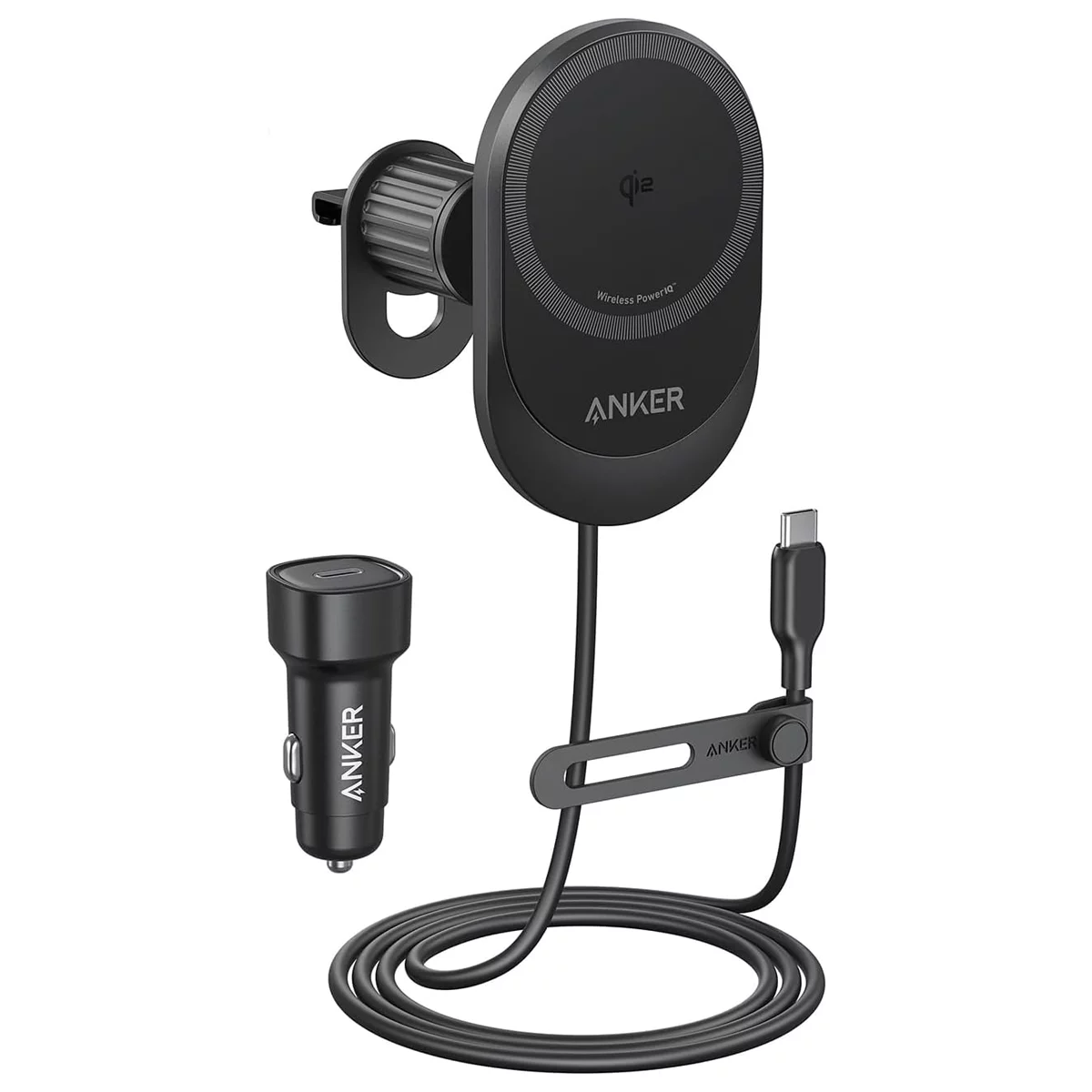 پایه نگهدارنده گوشی موبایل انکر مدل B2932 به همراه کابل دو سر تایپ سی و شارژر فندکی 3 پایه نگهدارنده گوشی موبایل انکر مدل B2932 به همراه کابل دو سر تایپ سی و شارژر فندکی