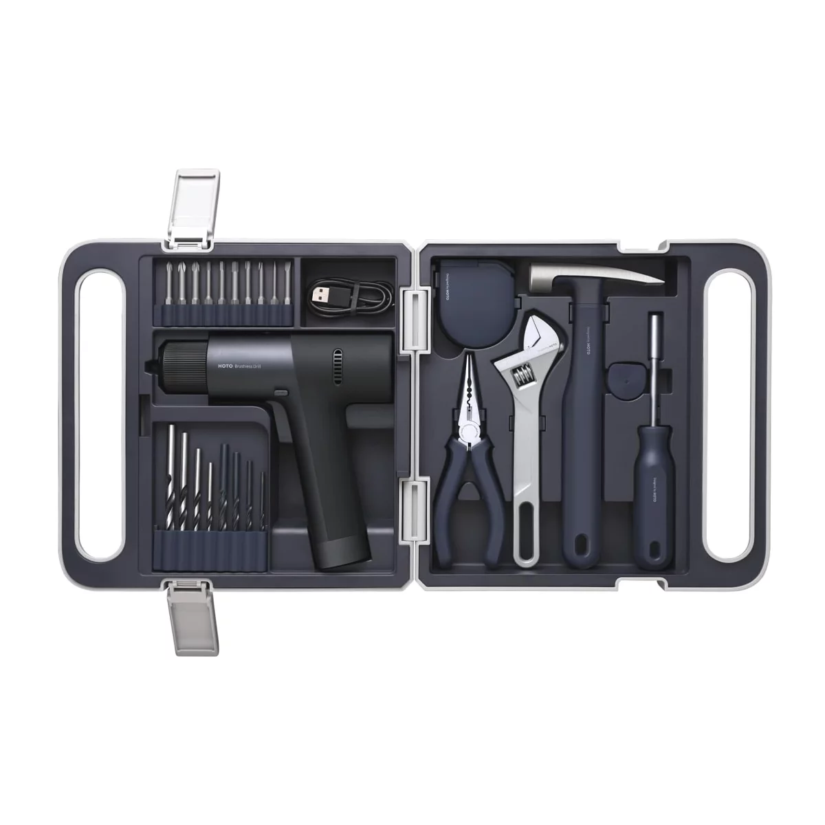مجموعه 10 عددی دریل هوتو مدل QWDZGJ001 3 مجموعه 10 عددی دریل هوتو مدل QWDZGJ001