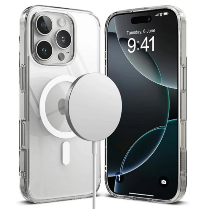 کاور زیفرند گوشی اپل iPhone 16 Pro Max مدل Anti Shock Magsafe 3 کاور زیفرند گوشی اپل iPhone 16 Pro Max مدل Anti Shock Magsafe