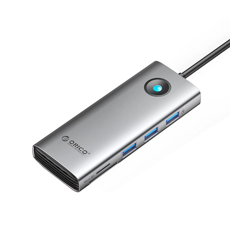 هاب USB-C اوریکو 8 پورت مدل PW11-8P 3 هاب USB-C اوریکو 8 پورت مدل PW11-8P