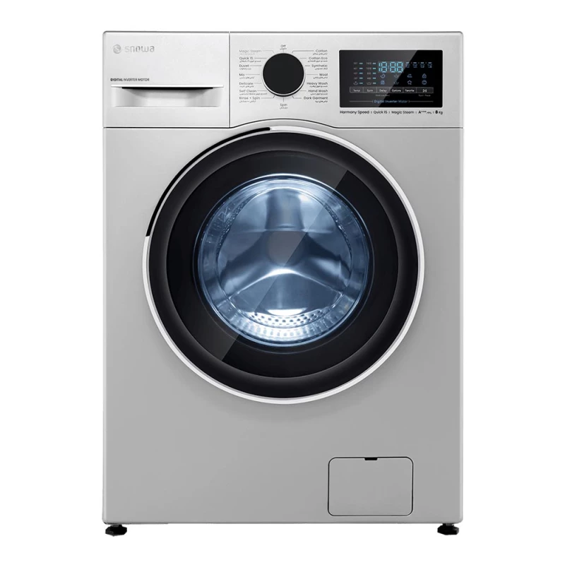 ماشین لباسشویی اسنوا 8 کیلویی مدل SWM-B80S 3 ماشین لباسشویی اسنوا 8 کیلویی مدل SWM-B80S