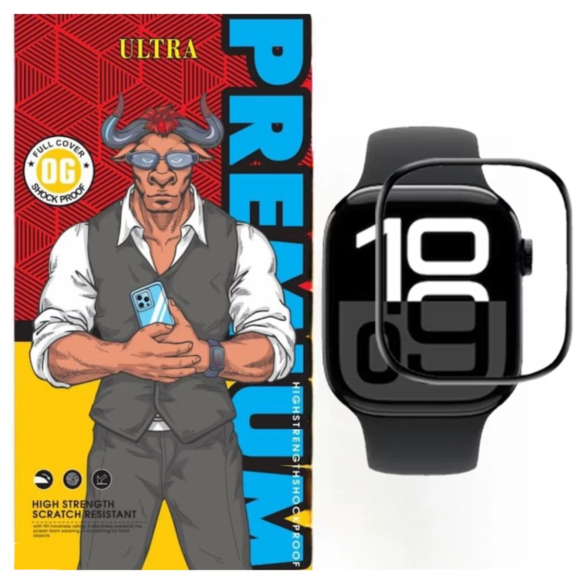 گلس اپل واچ سری 7 سایز 45 میلی متر اولترا مدل FULL GLUE 3 گلس اپل واچ سری 7 سایز 45 میلی متر اولترا مدل FULL GLUE