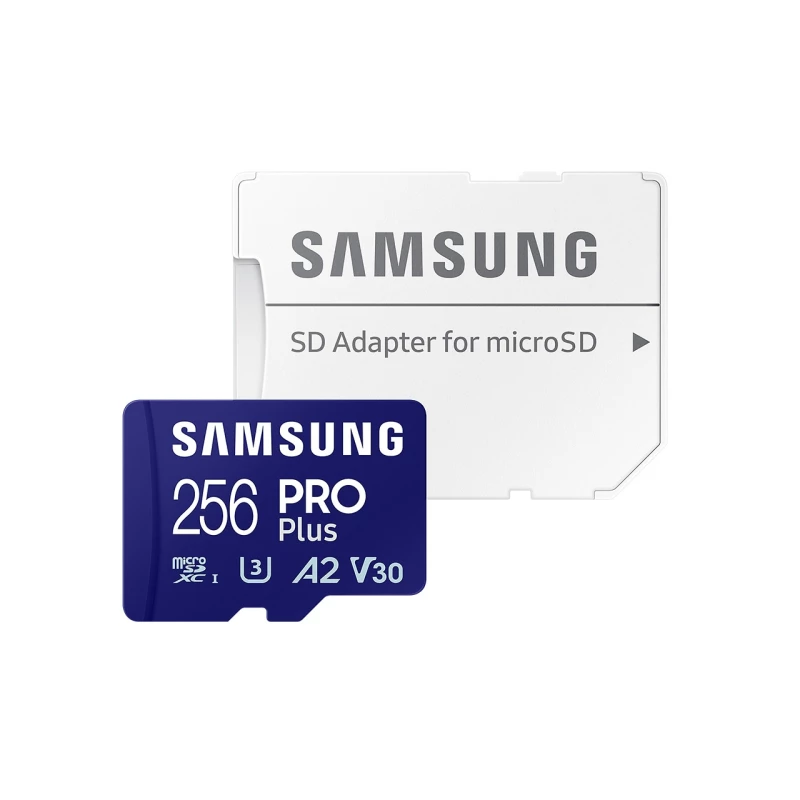 کارت حافظه MicroSDXC سامسونگ مدل Samsung PRO PLUS UHS-I U3 A2 V30 ظرفیت 256 گیگابایت به همراه آداپتور SD 3 کارت حافظه MicroSDXC سامسونگ مدل Samsung PRO PLUS UHS-I U3 A2 V30 ظرفیت 256 گیگابایت به همراه آداپتور SD