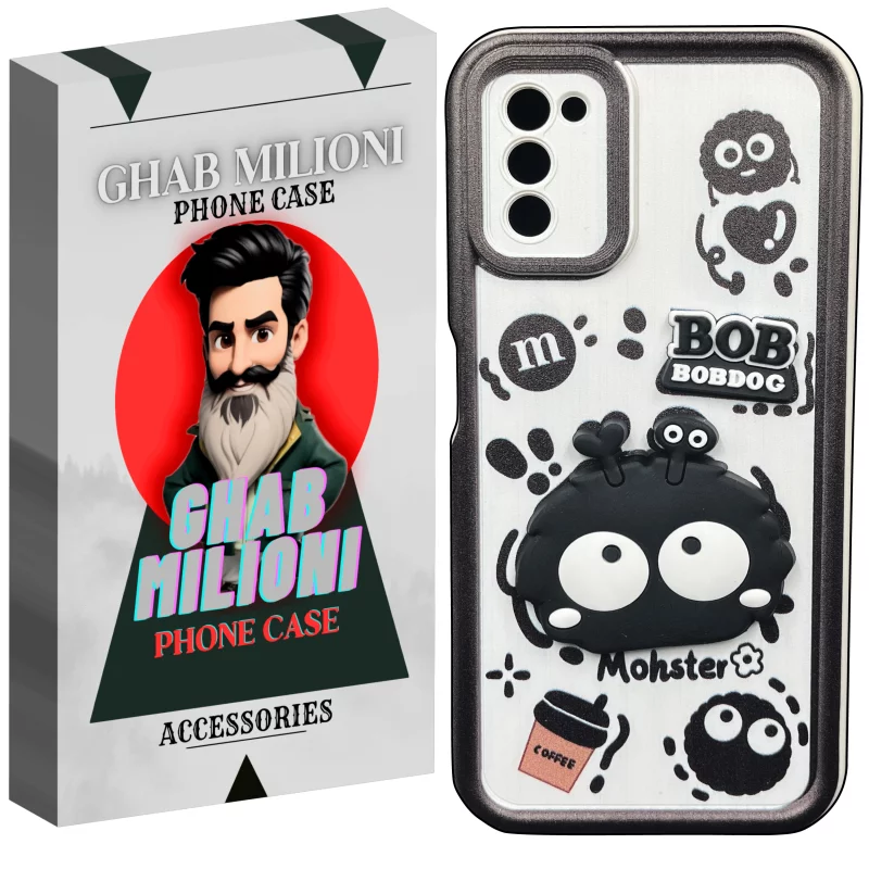 کاور گوشی سامسونگ Galaxy A03s قاب میلیونی مدل BOBDOG-MW به همراه بند آویز 3 کاور گوشی سامسونگ Galaxy A03s قاب میلیونی مدل BOBDOG-MW به همراه بند آویز